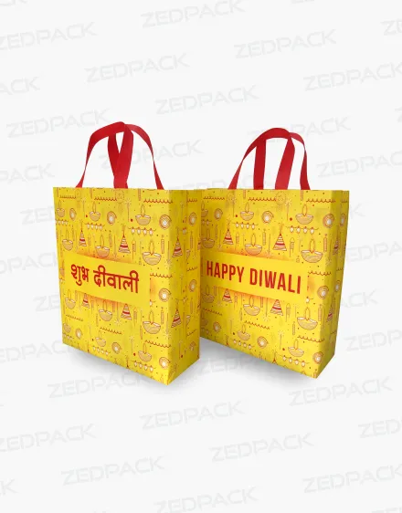 Diwali printed bags