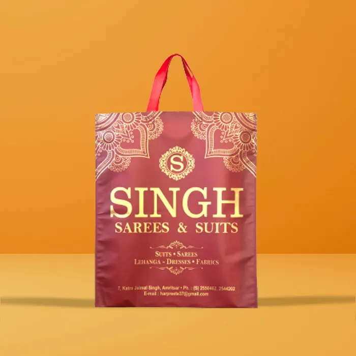 Loop handle bag for Singh Sarees and Suits