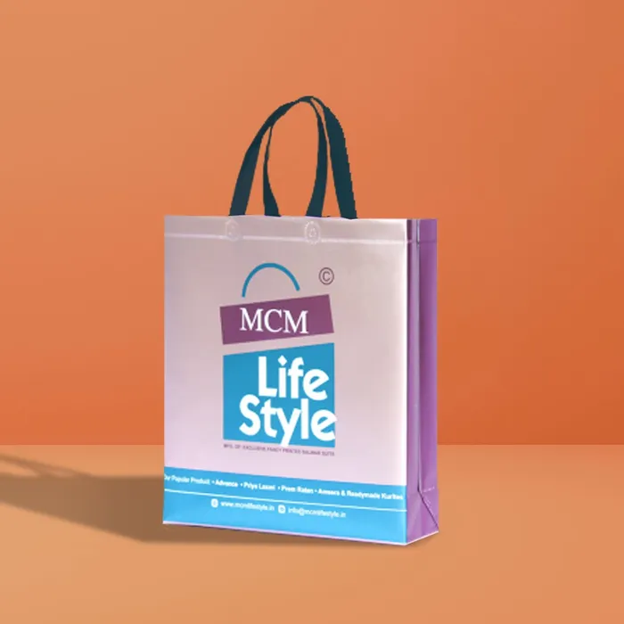 Loop handle bag printed for MCM Lifestyle