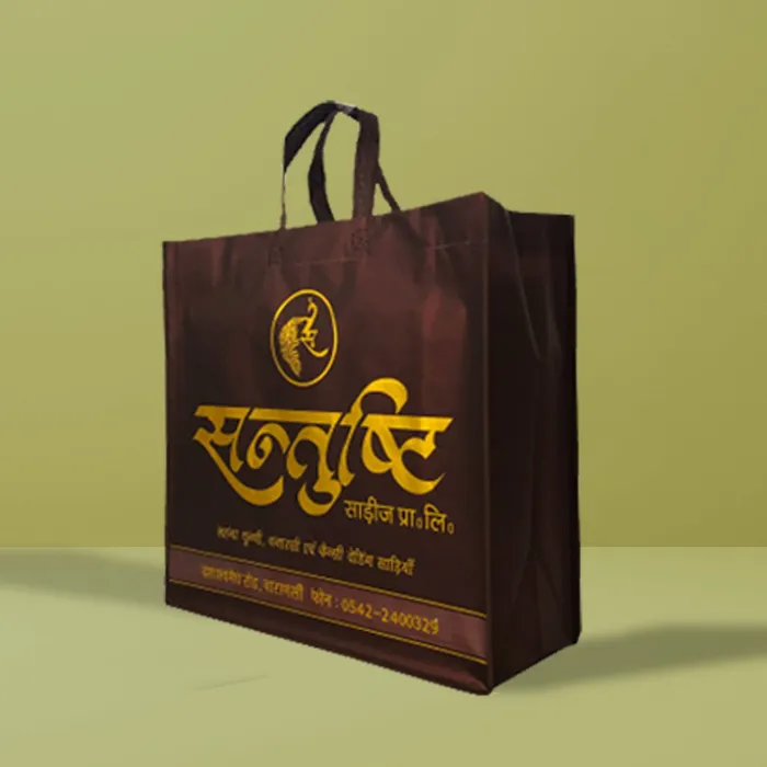 Printed box bag for Santushti